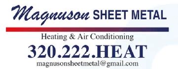 magnuson sheet metal willmar|hvac willmar mn.